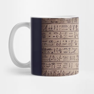 Egyptian Pharaoh Amenhotep III, hieroglyphs, retro vintage look photography Mug